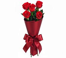 Букет 5 Красных роз Эдлесс Лав в Бунятино