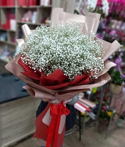 Букет цветов из: Гипсофила в Бунятино