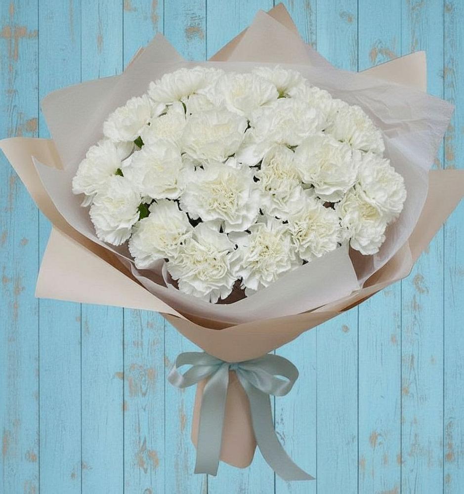 Букет цветов из: Гвоздики в Бунятино