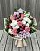 Букет цветов из: Альстромерии, Гвоздики, Розы и Хризантемы в Бунятино
