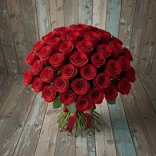 Букет 55 Красных роз Фридом #REPLACE_PRED# Бунятино