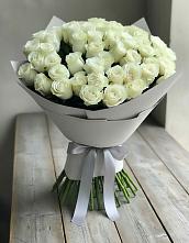Букет 35 Белых роз в Бунятино
