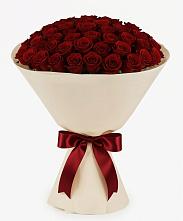Букет 101 Бордовая роза Блэк Бакарра в Бунятино