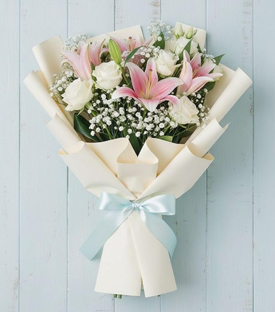 Букет цветов из: Лилии в Бунятино