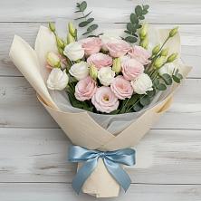 Букет цветов из:  Лизиантусы в Бунятино