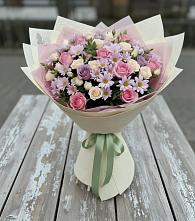 Букет цветов из:  Розы и Хризантемы #REPLACE_PRED# Бунятино