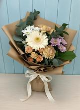 Букет цветов из:  Герберы и Хризантемы в Бунятино