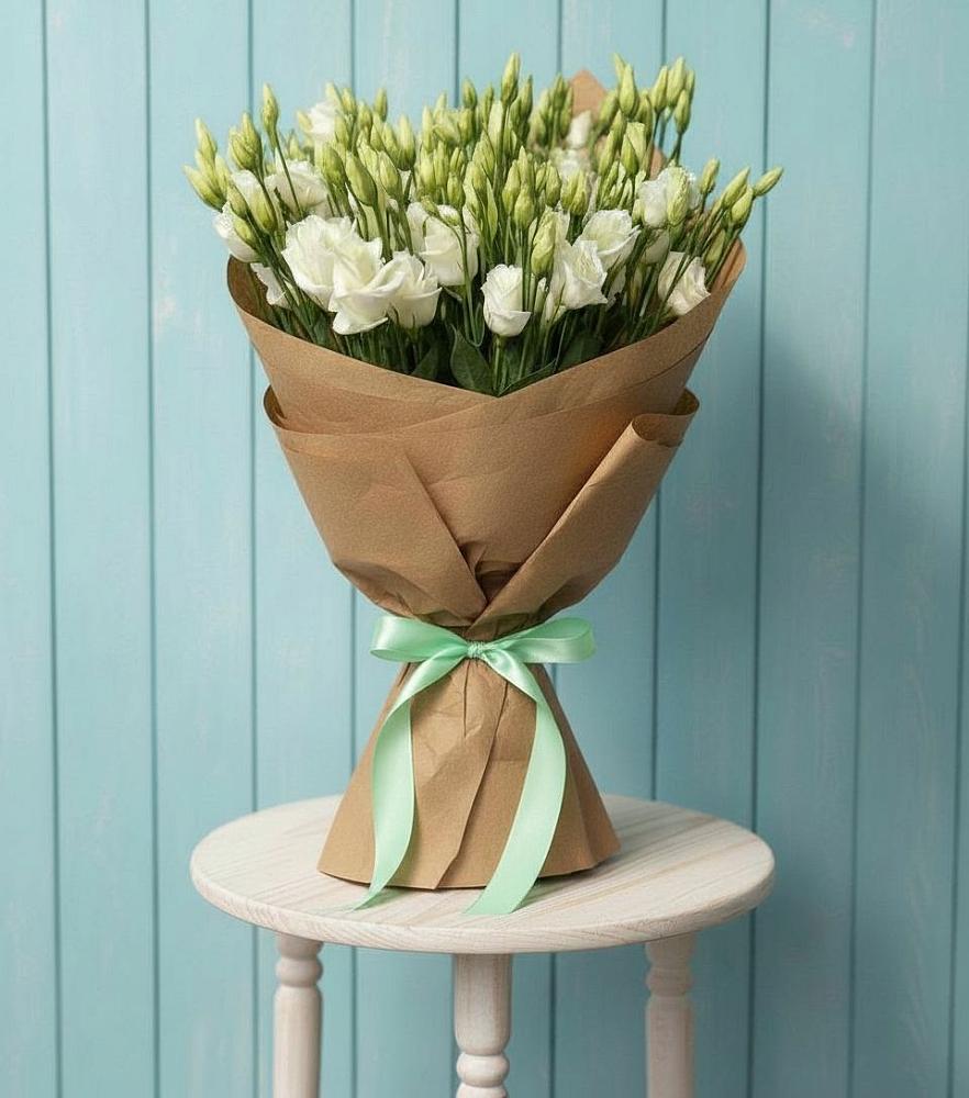 Букет цветов из: Лизиантусы в Бунятино