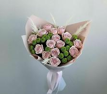 Букет цветов из:  Розы и Хризантемы в Бунятино