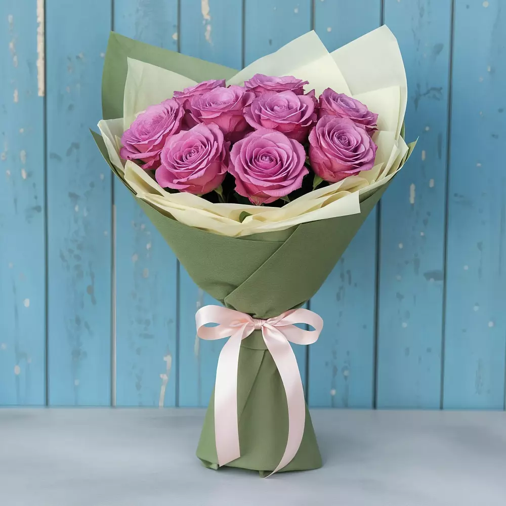 Букет Розы Фёрст Леди в Бунятино