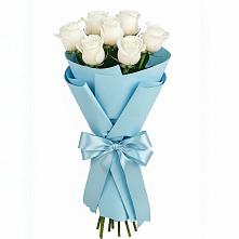 Букет 7 белых роз Проуд #REPLACE_PRED# Бунятино