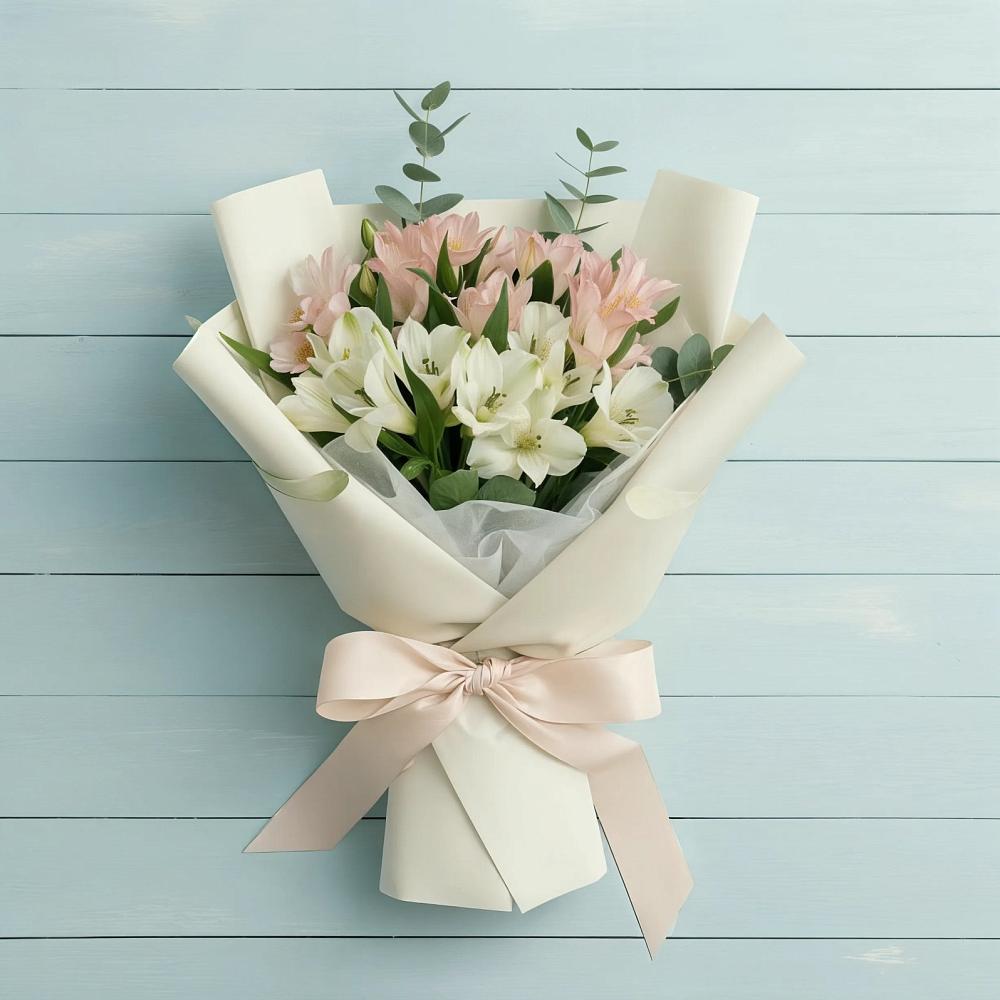 Букет цветов из: Альстромерии в Бунятино