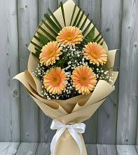 Букет цветов из:  Герберы в Бунятино